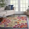 Homeroots 4 x 6 ft. Red & Multi Color Indoor & Outdoor Area Rug 384997 - alternate 2